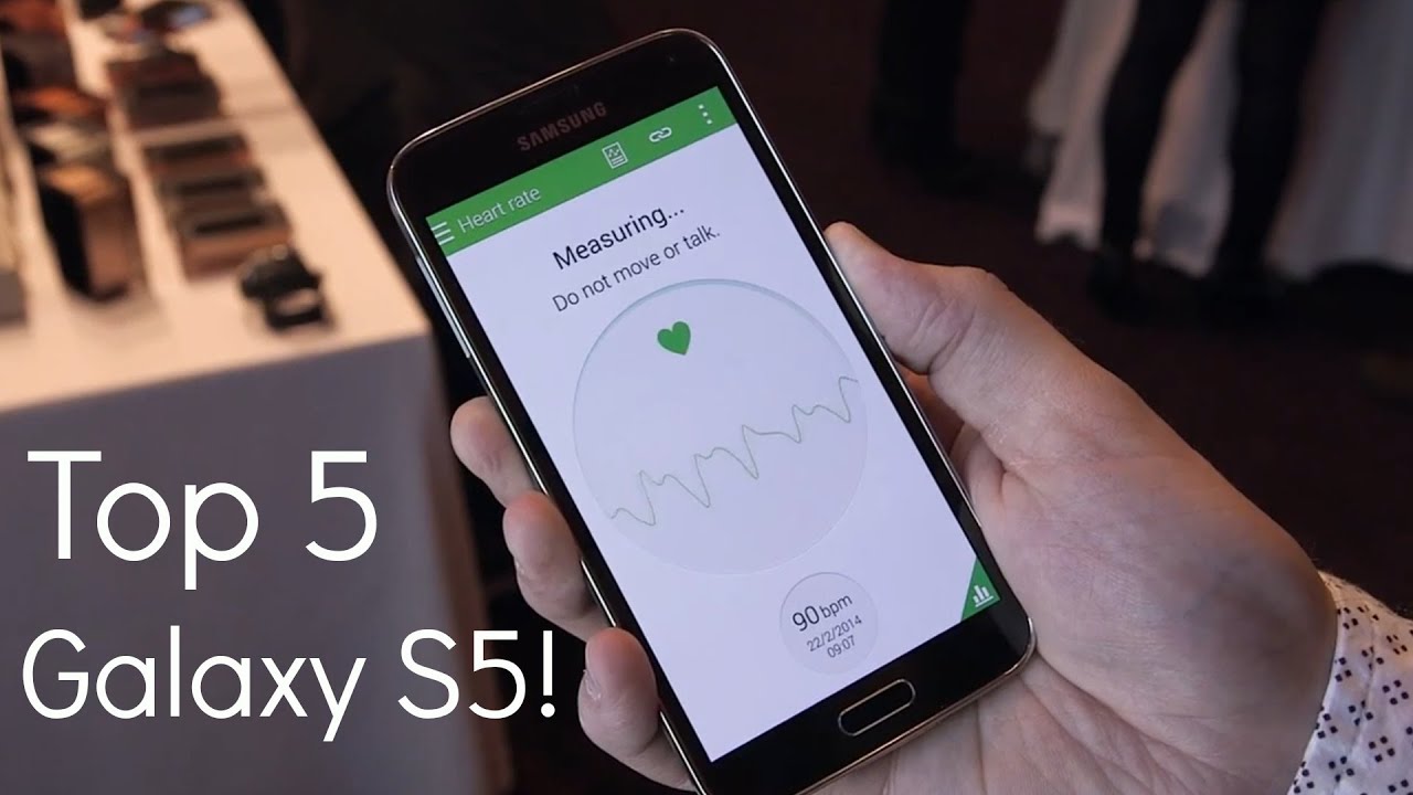 Top 5 Samsung Galaxy S5 Features