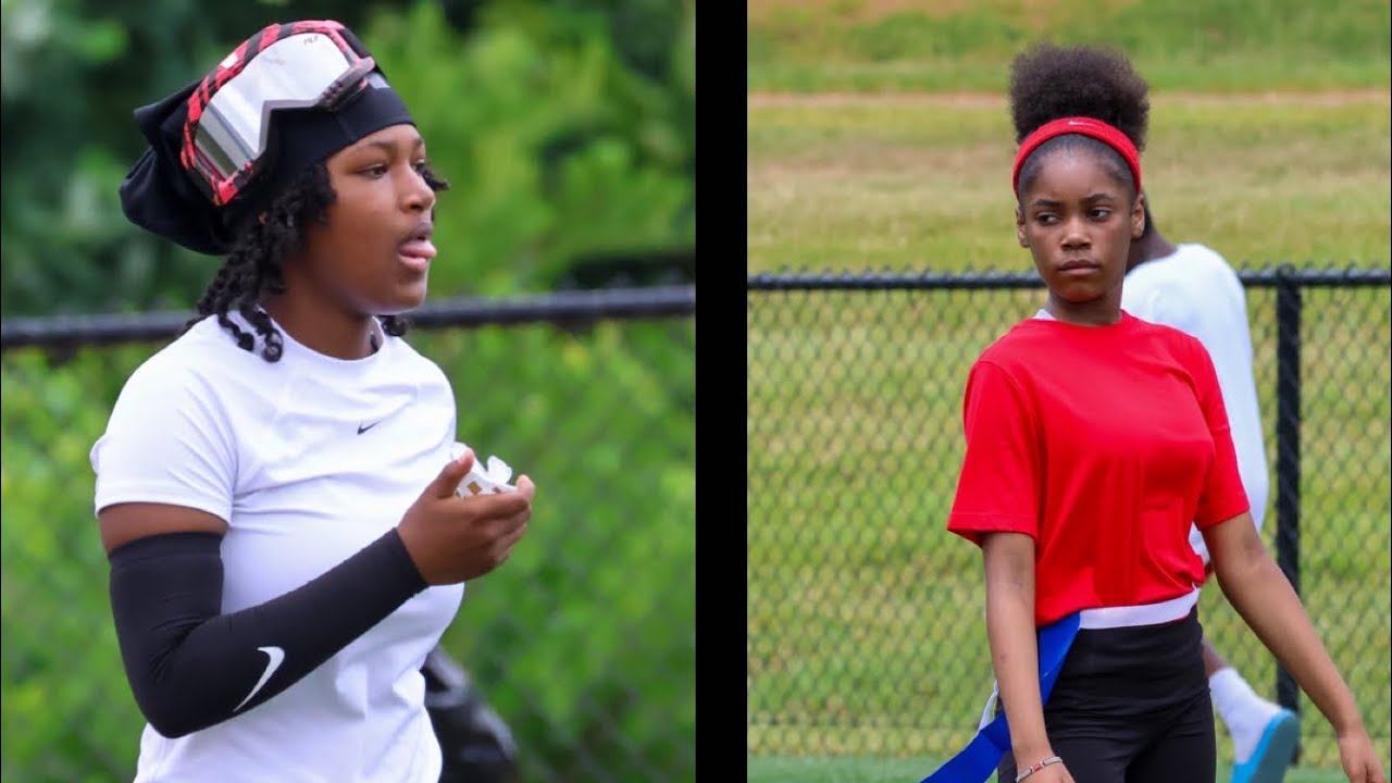 NC Girls Flag Football: NC Giants (14U) Vs. QC Diamonds (14U) ~ 7/6/25.