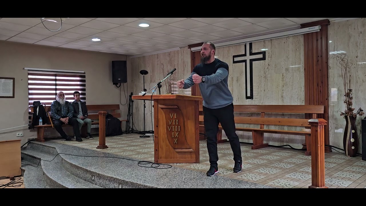 Segundo culto  de los hermanos de logroño. Una bendición.