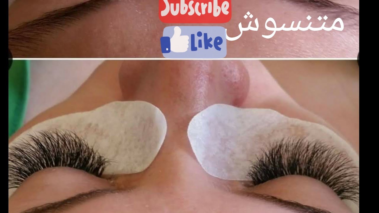 طريقه تركيب الرموش الفردية شعره وشعره👌✌ بطريقه سهله تقدري تركيبها  لوحدك  في البيت