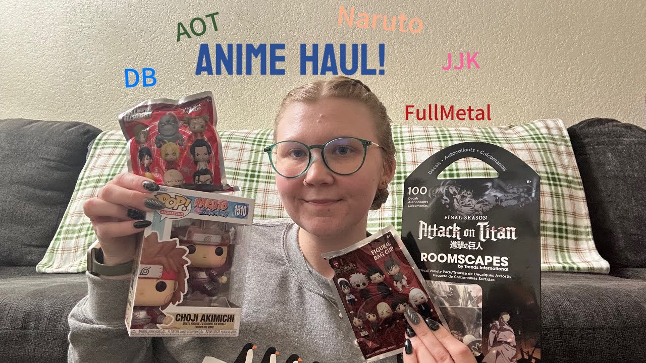 ASMR- Anime Haul🤩
