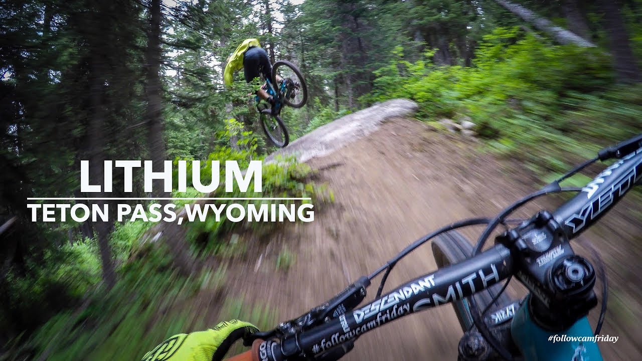 Riding Lithium on Teton Pass, WY in 4K