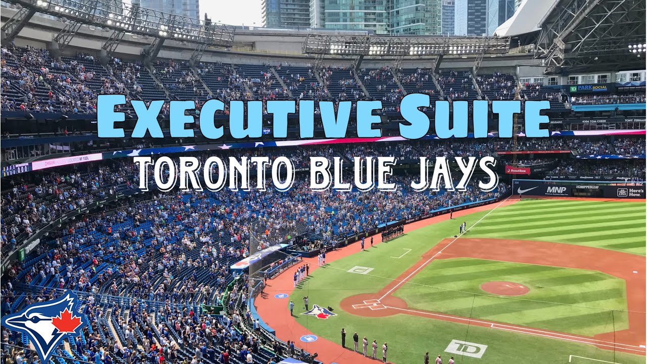 Luxurious EXECUTIVE SUITE at  Rogers Centre Blue Jays Game In Toronto 🇨🇦