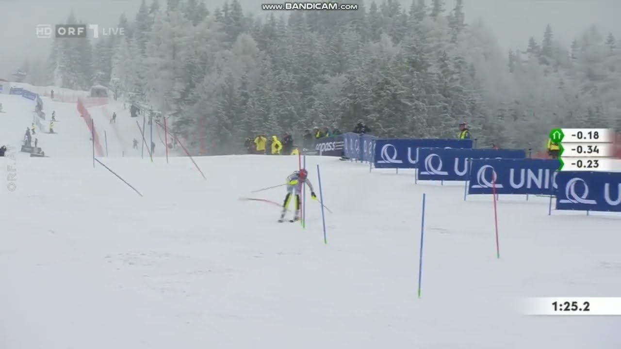 Lena Dürr gewinnt Slalom Spindlermühle 2023 (ORF)