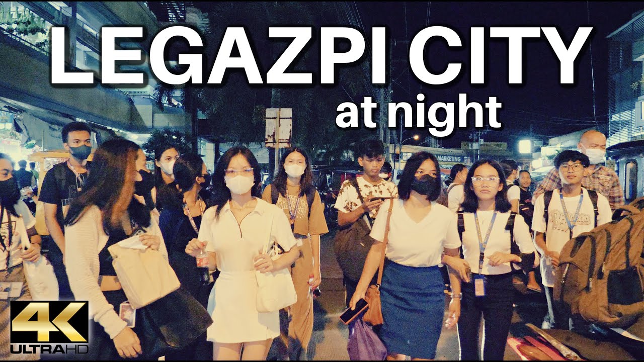 The Night Hustle in Legazpi City Albay Bicol Philippines [4K]