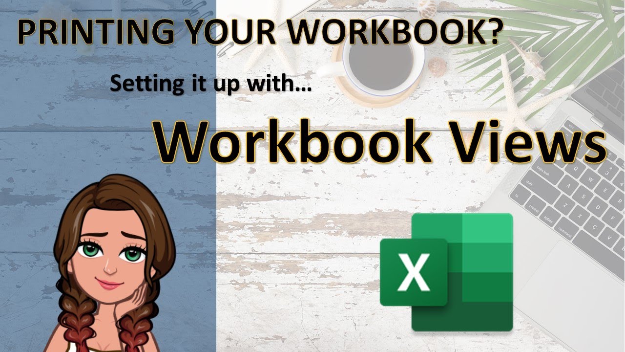 Excel for beginners: PRINTING EXCEL - using WORKBOOK VIEWS to setup your print!