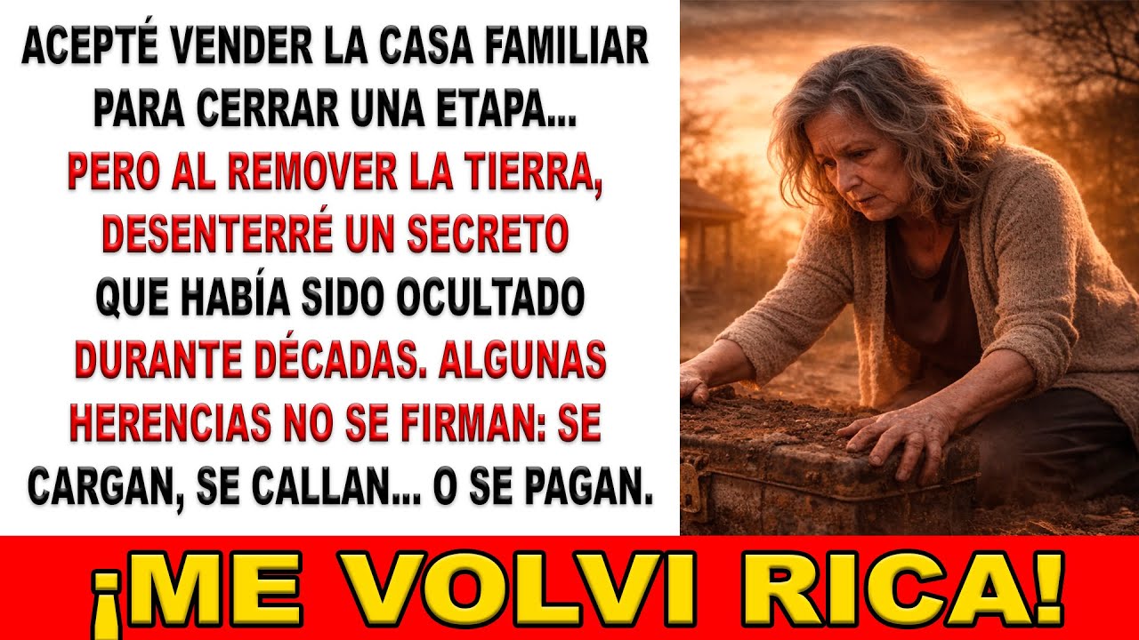 ACEPTÉ VENDER LA CASA… PERO LO QUE HABÍA ENTERRADO ALLÍ CAMBIÓ TODO