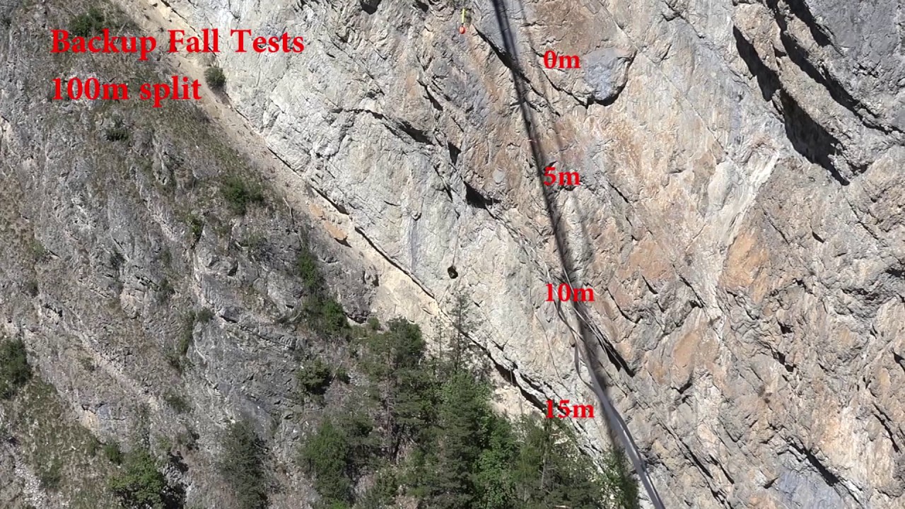 Maverick BackupFall Test 155m Highline