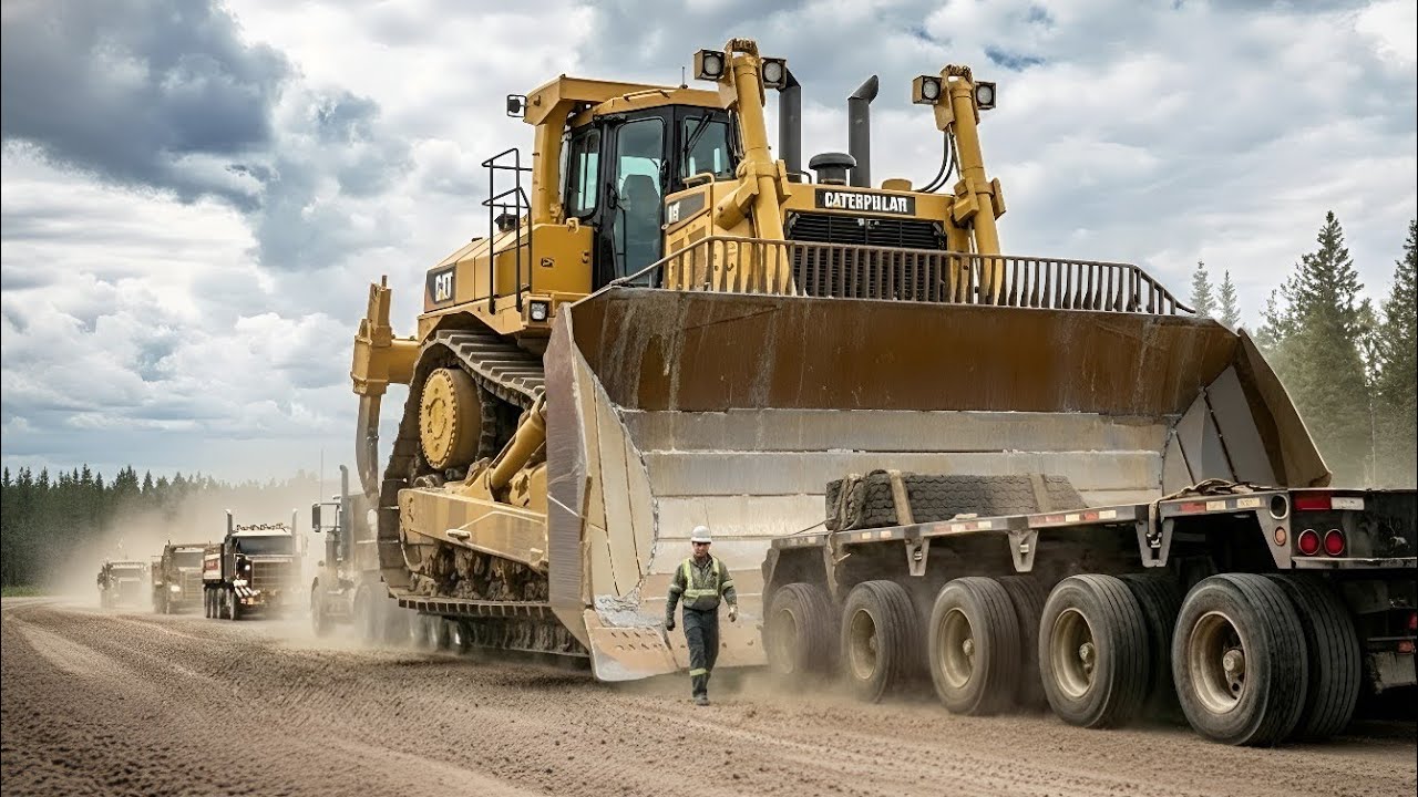 Caterpillar D11 Dozer – The Giant That Moves Mountains! 😱