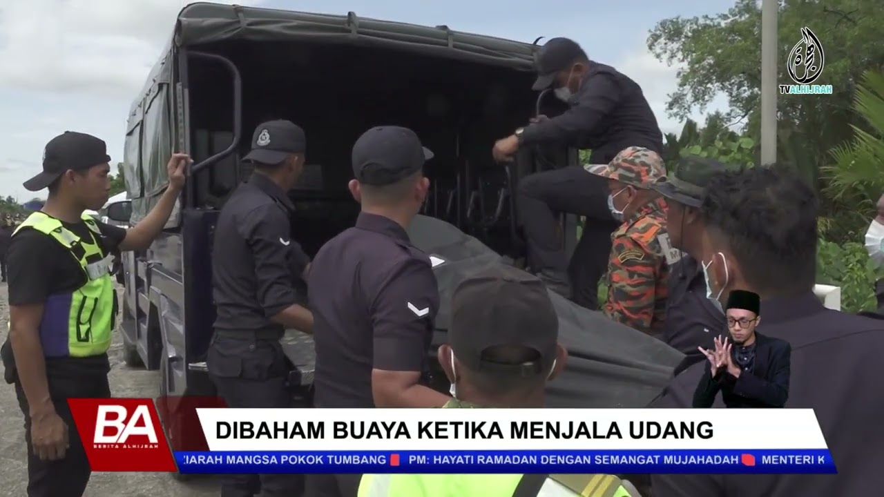 DIBAHAM BUAYA KETIKA MENJALA UDANG