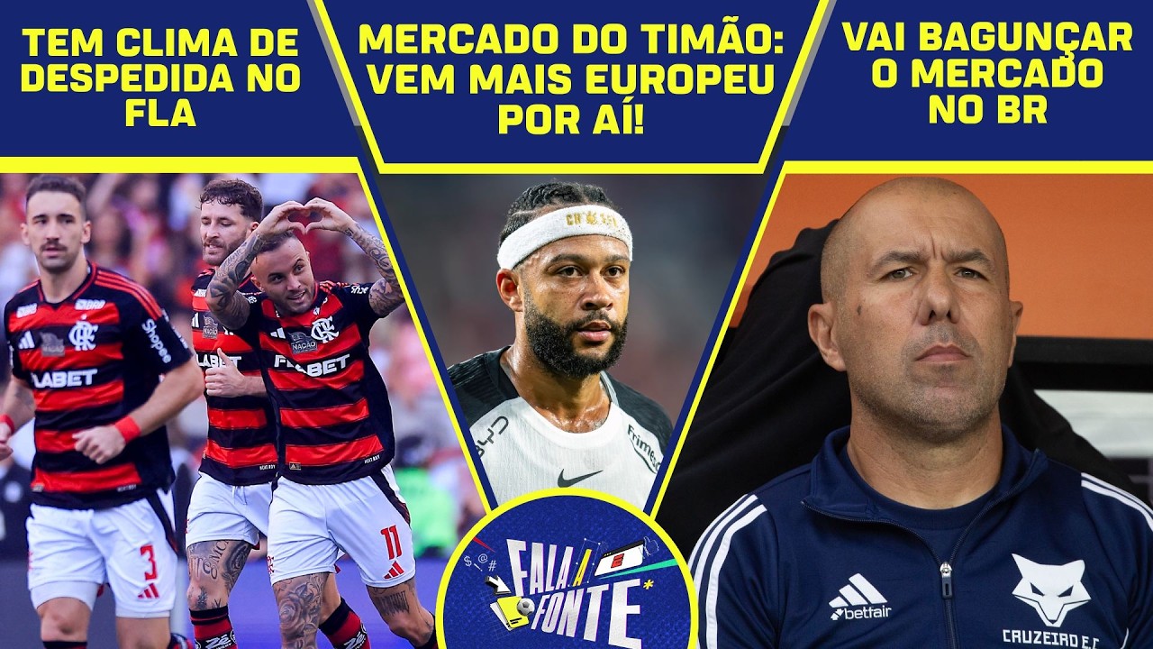 BASTIDORES DO FLAMENGO VICE DA RECOPA, REFORÇO BOMBÁSTICO NO CORINTHIANS E MAIS | FALA A FONTE