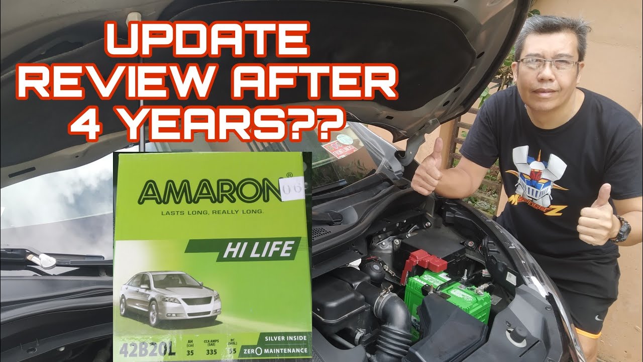 Amaron HiLife 42B20L car battery installed on Mitsubishi Xpander