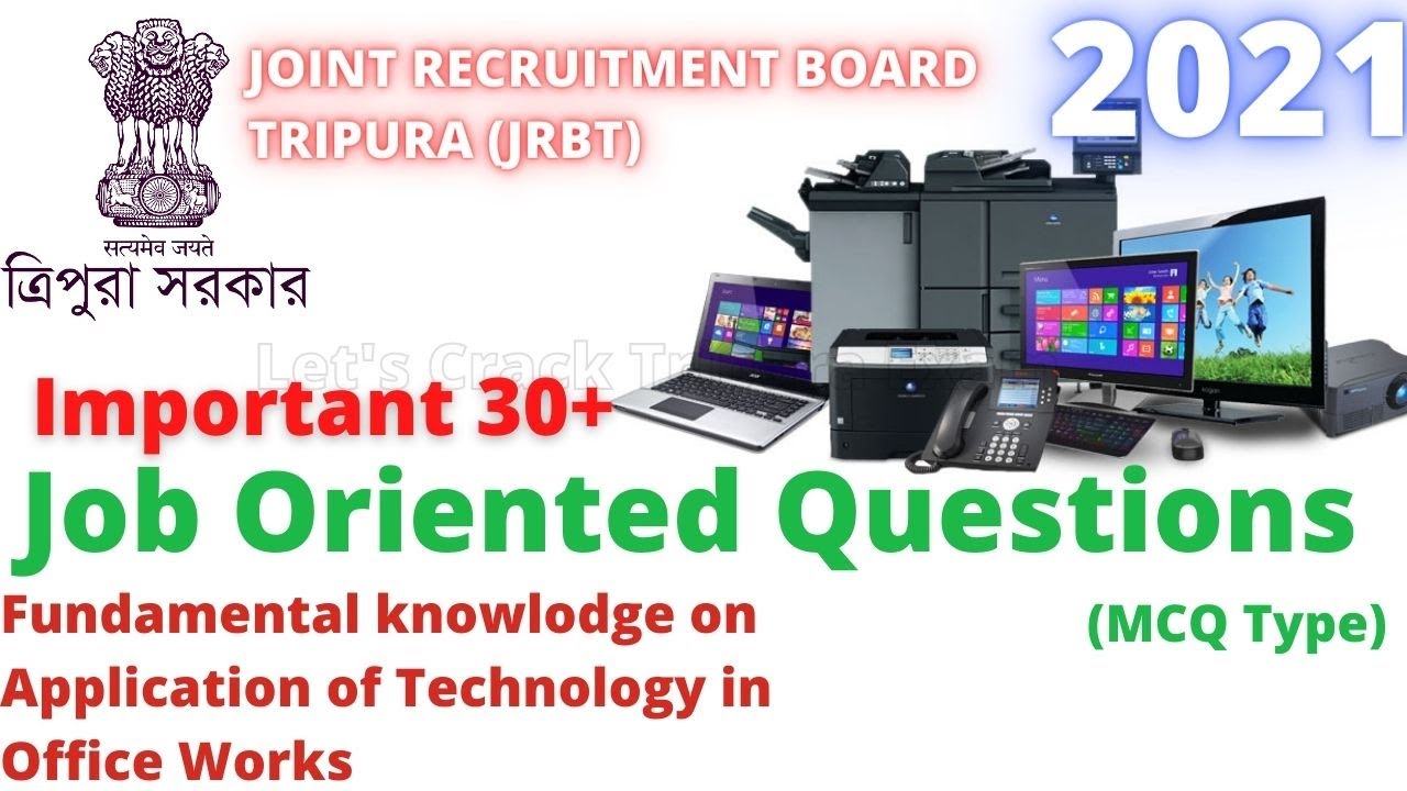 IMP 30+ Job Oriented Questions on Computer Application/ LDC/Agri-Assistant/Group -D