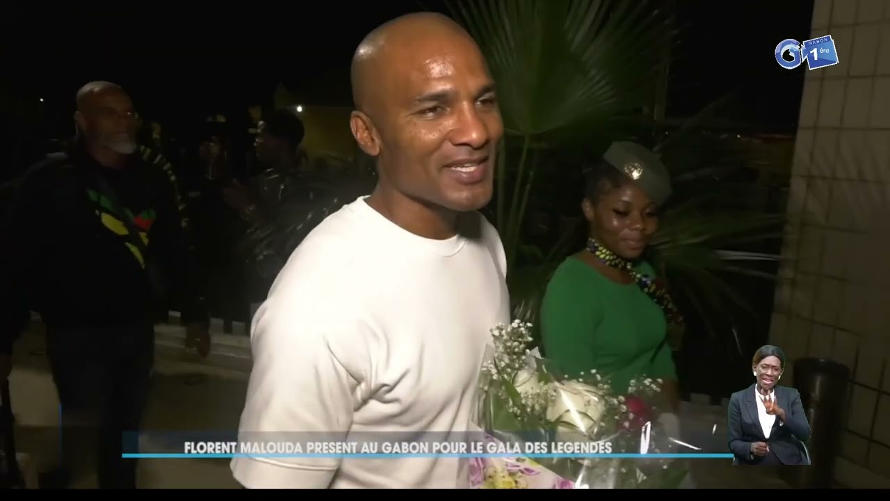 Florent Malouda au Gabon pour le gala des légendes.