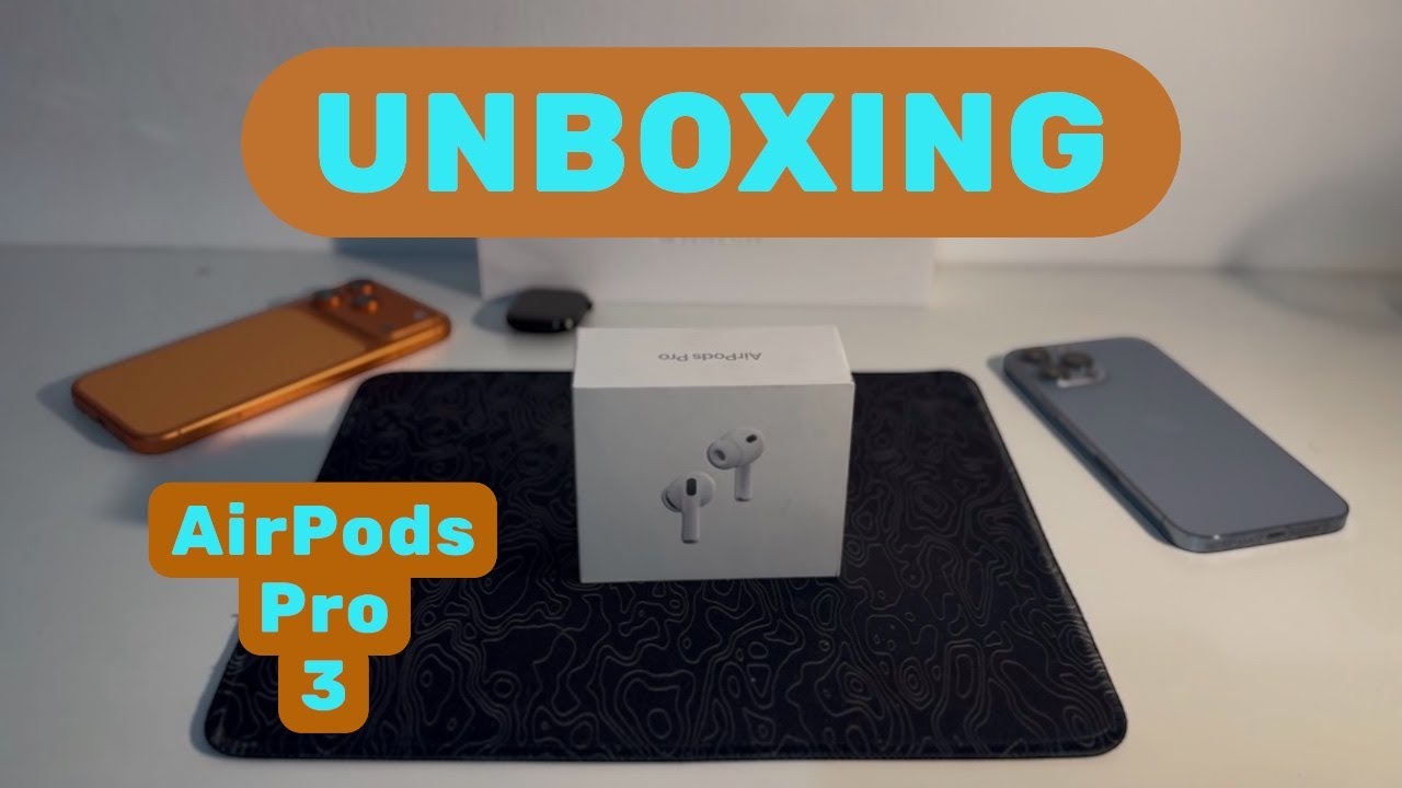 UNBOXING AIRPODS PRO 3, LE MIGLIORI DI SEMPRE.