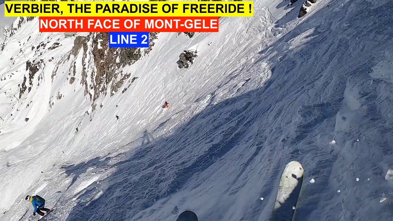 Verbier - North face of Mont-Gelé - Line 2