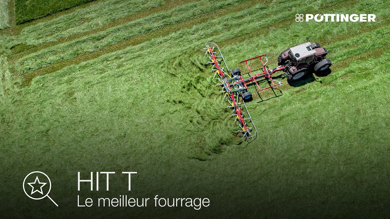 P&Ouml;TTINGER - HIT T - Faneuses train&eacute;es pour le meilleur fourrage