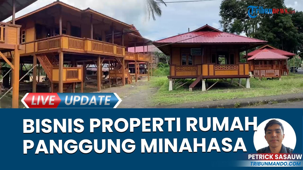 Potret Rumah Panggung Tradisional Woloan Khas Minahasa Sulut yang Dijadikan Sumber Penghasilan Warga