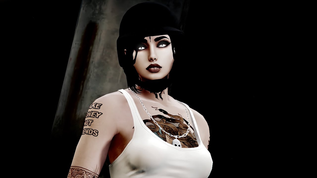 СОЗДАНИЕ БЕЗУМНО КРАСИВОГО ЖЕНСКОГО ГОТИЧЕСКОГО ПЕРСОНАЖА🖤 GTA 5 ОНЛАЙН