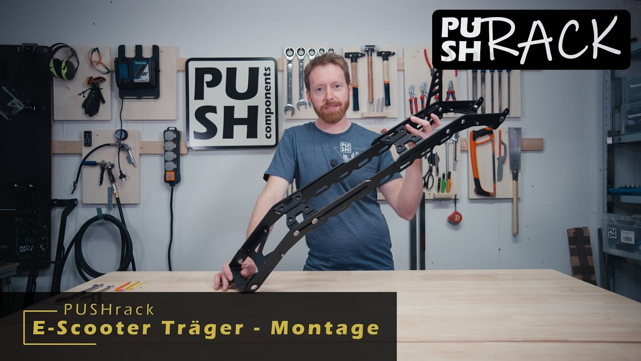PUSHrack - E-Scooter Träger - Montage