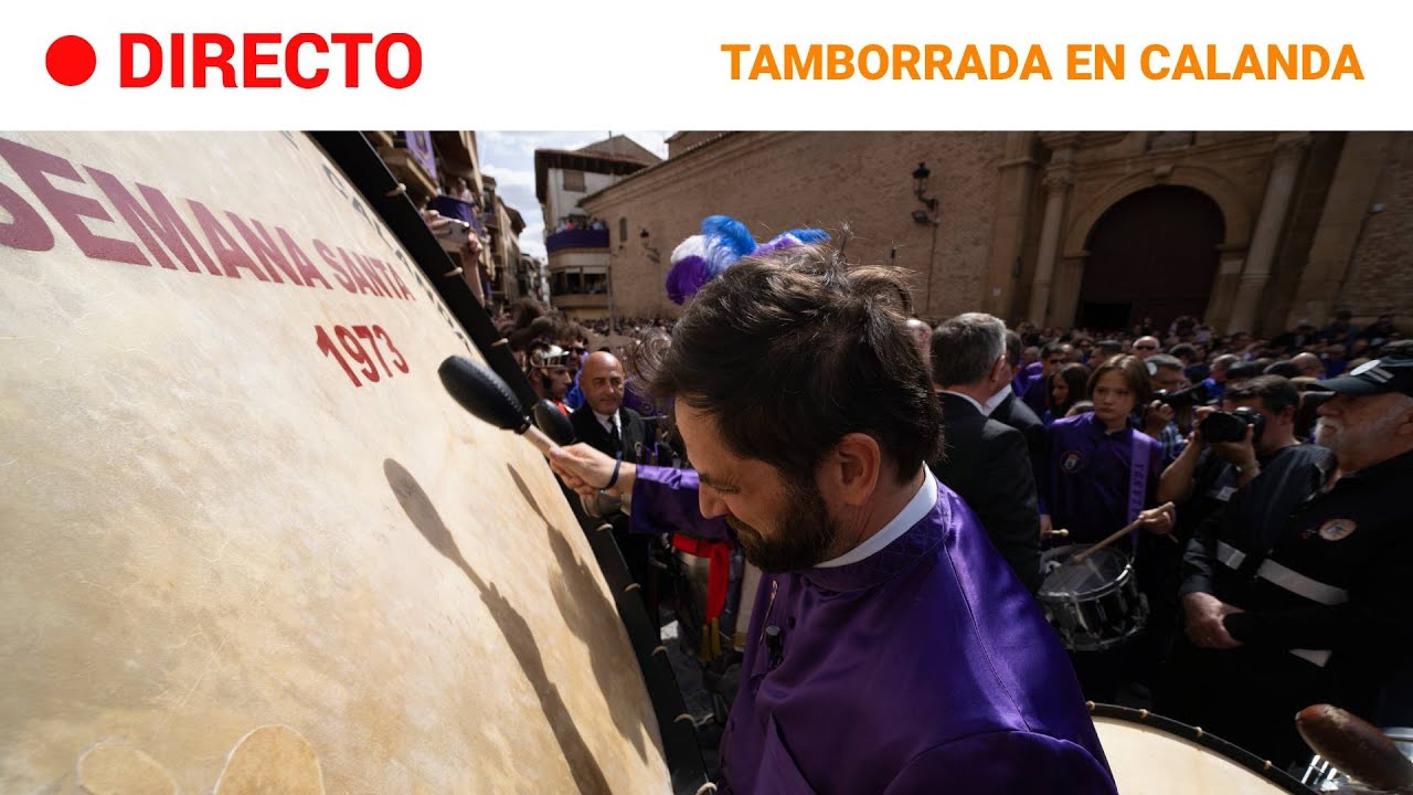 SEMANA SANTA: EN CALANDA, DIEGO BUÑUEL ROMPE LA HORA entre CIENTOS DE TAMBORES | RTVE