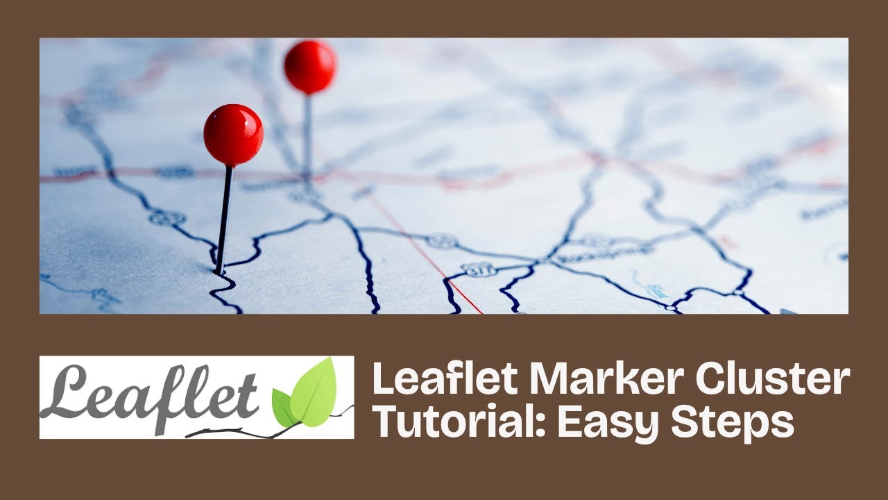 An example on how to use leaflet marker cluster group