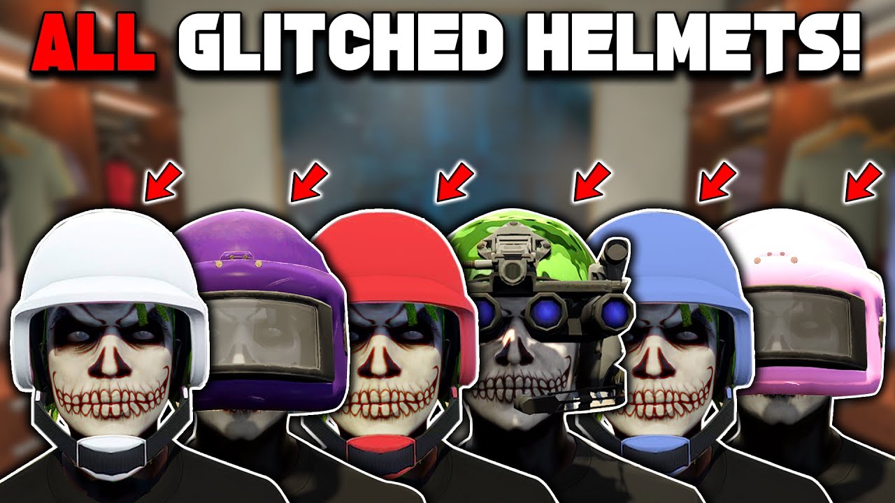 How To Get All Glitched Helmets In GTA 5 Online!