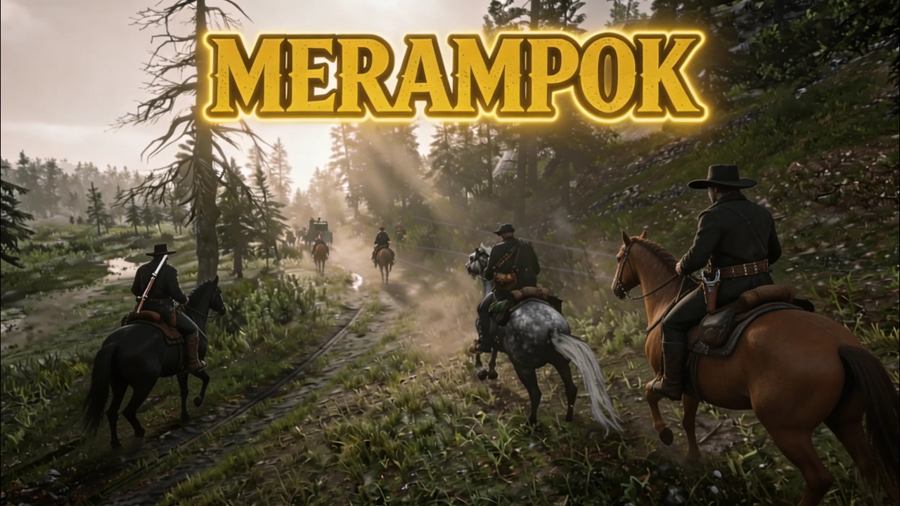 Arthur & Micah Ngerampok Kereta Uang! | RDR2 – An American Pastoral Scene