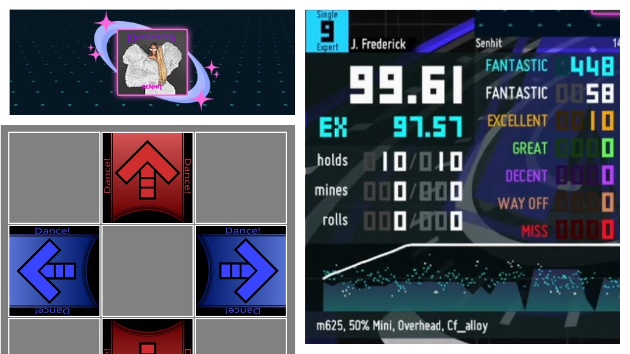 Dangerous ITG 9 - 99.61 (97.57ex) (Sightread FEC!) [Stepmania]