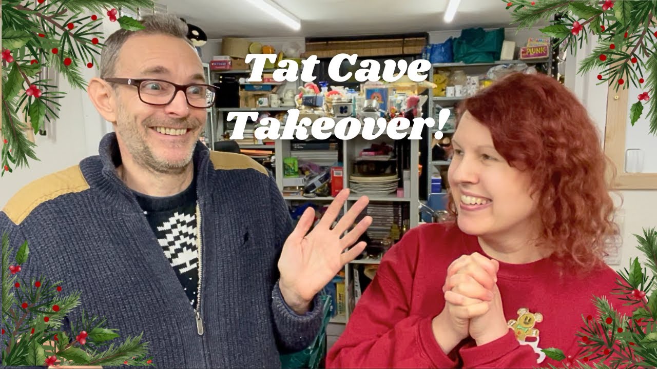Захват Tat Cave! | Винтажный Vlogmas, день 19 | Андреа Хиллз