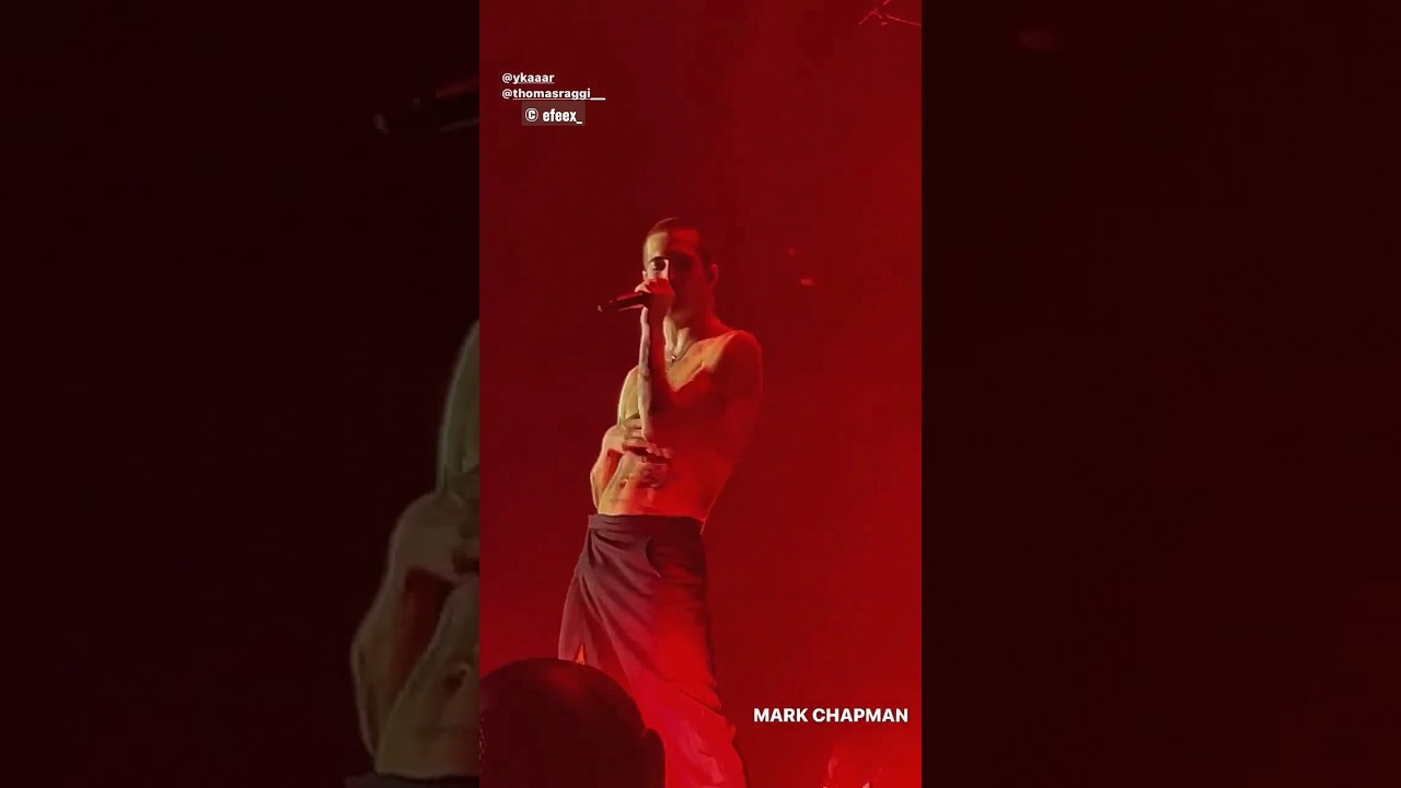 M&aring;neskin🖤Mark Chapman Prague, Czech Republic 14/05/23 o2arenapraha #maneskin