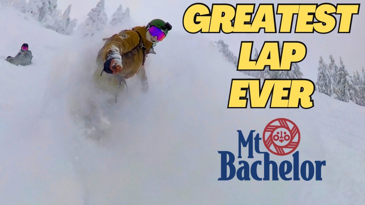 The Best Snowboard Lap I&rsquo;ve EVER HAD : RAW SNOWBOARDING Mt Bachelor Powder Day