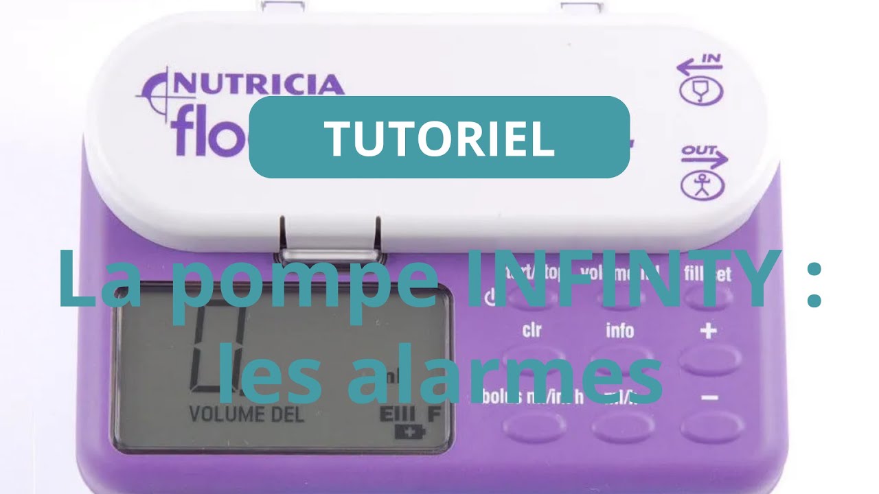 La pompe INFINITY : les alarmes
