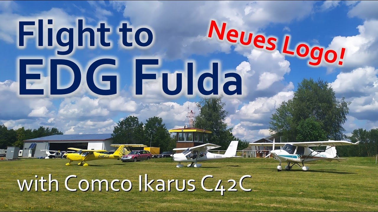 ✈ Flug nach Fulda-Jossa mit einer Comco Ikarus C42C