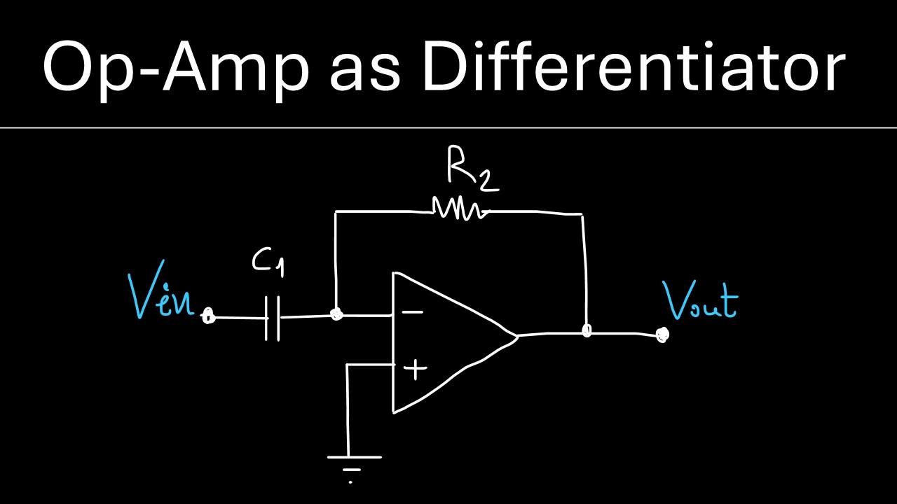 Operational Amplifiers: Op-Amp as Differentiator Analysis (with Example)