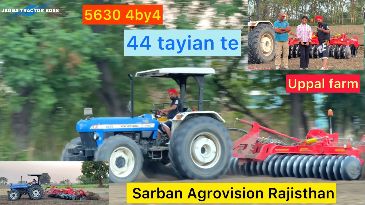 UPPAL FARM 44 tavian di try 5630 4by4  full modification by jagga tractor boss