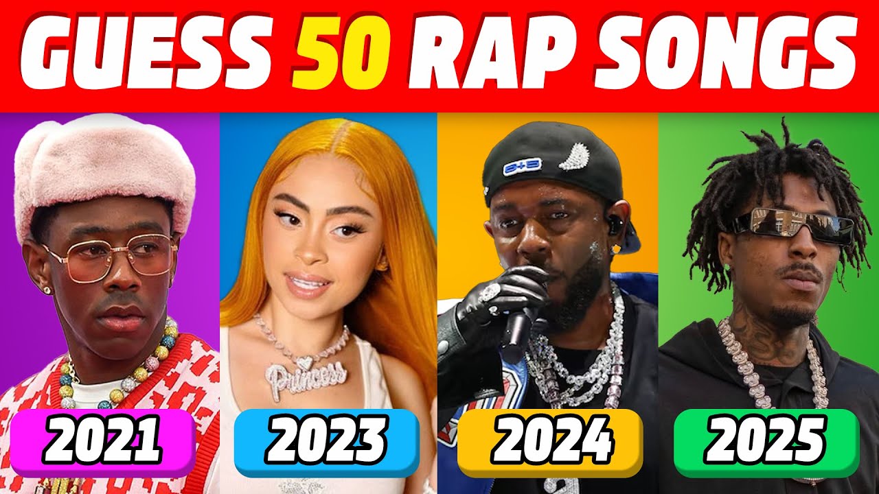 GUESS THE RAP SONG: From 2020 to 2025 🎶 | Rap Music Quiz Challenge 2025