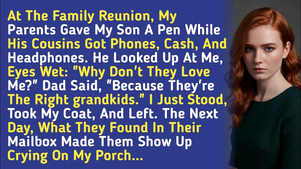 At The Family Reunion, My Parents Gave My Son A Pen While His Cousins Got Phones, Cash, And