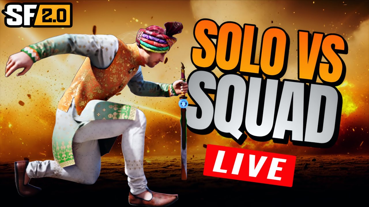 SCARFALL 2.0 LIVE || SOLO VS SQUAD ROAD TO SAMRAT