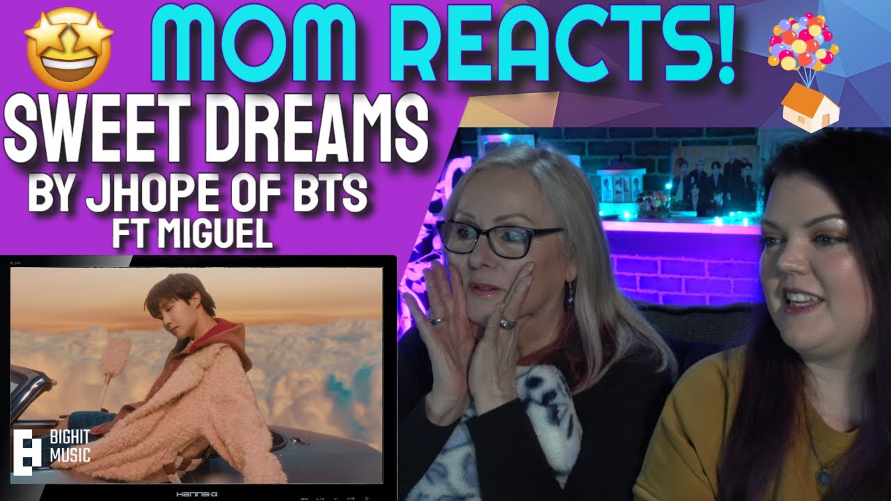 MOM REACTS: Sweet Dreams by Jhope of BTS - Ft Miguel