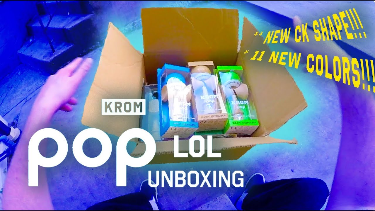 KROM POP LOL UNBOXING!!! 👀 (WORLD'S BEST KENDAMA FOR $25??)