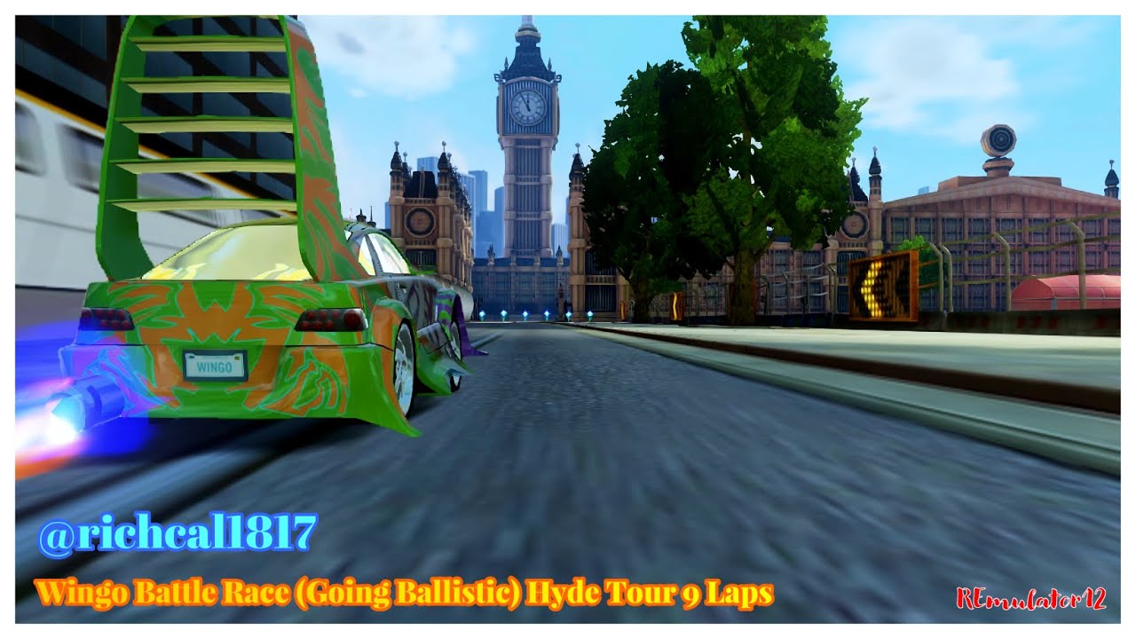 Cars 2 The Video Game | Wingo - Battle Race (GB) | Hyde Tour 9 Laps