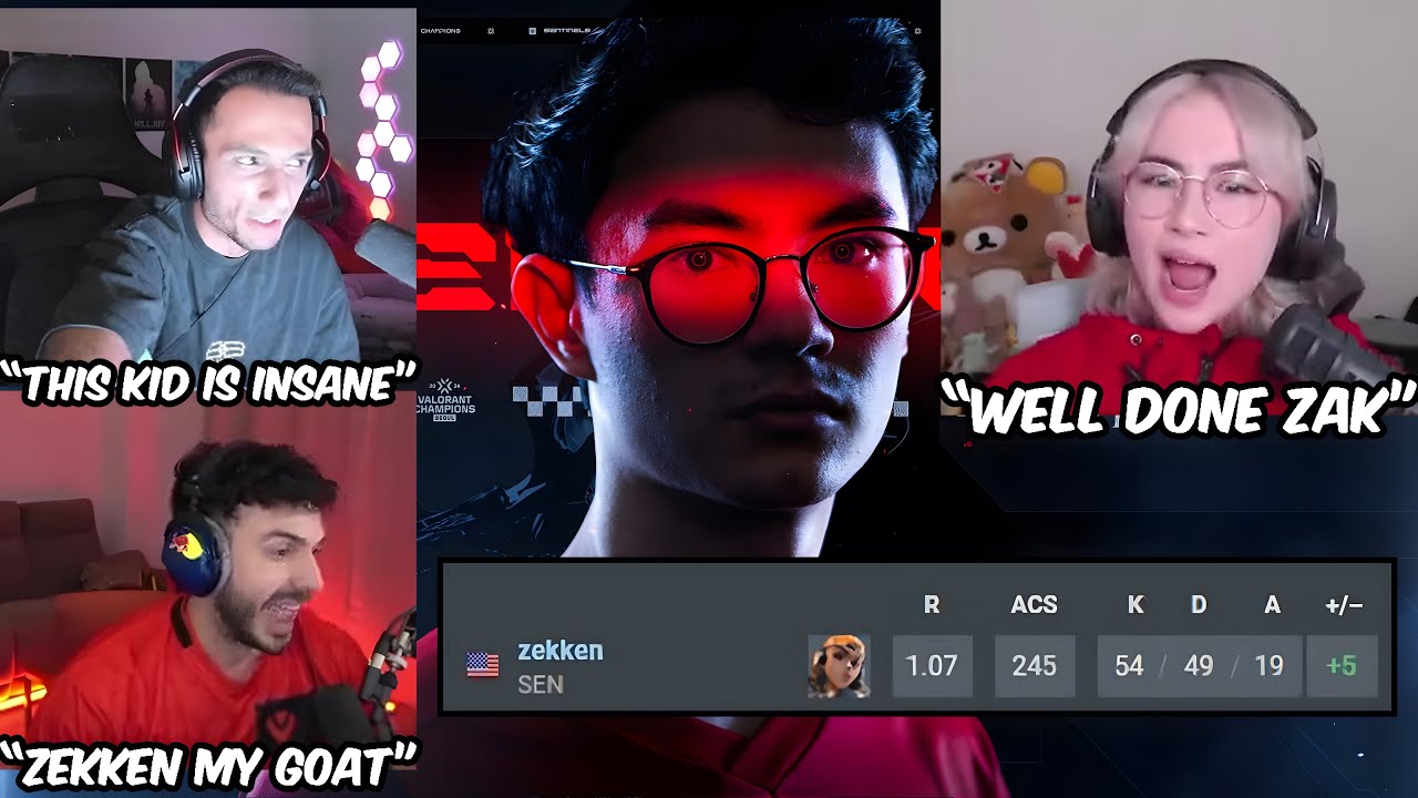 FNS, Tarik & Kyedae Glazing Sen Zekken For 6 minutes Straight Against Fnatic In VCT