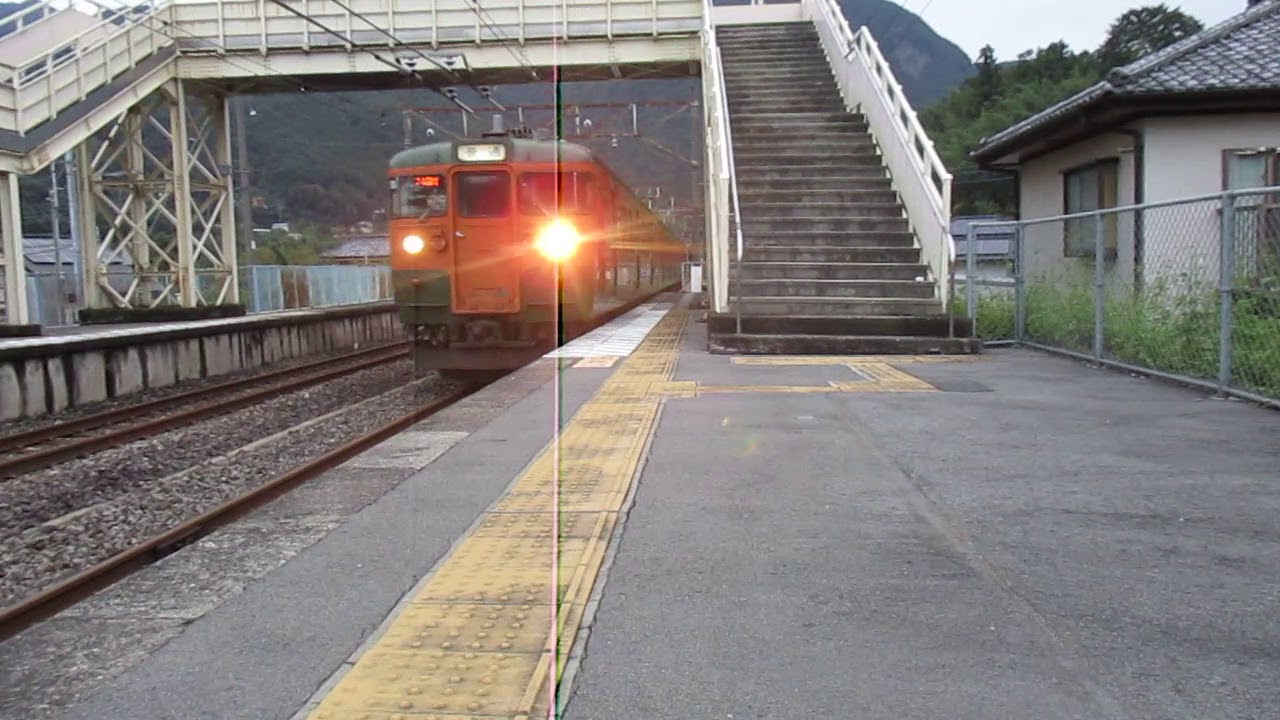 115系1000番台T1036　津久田到着
