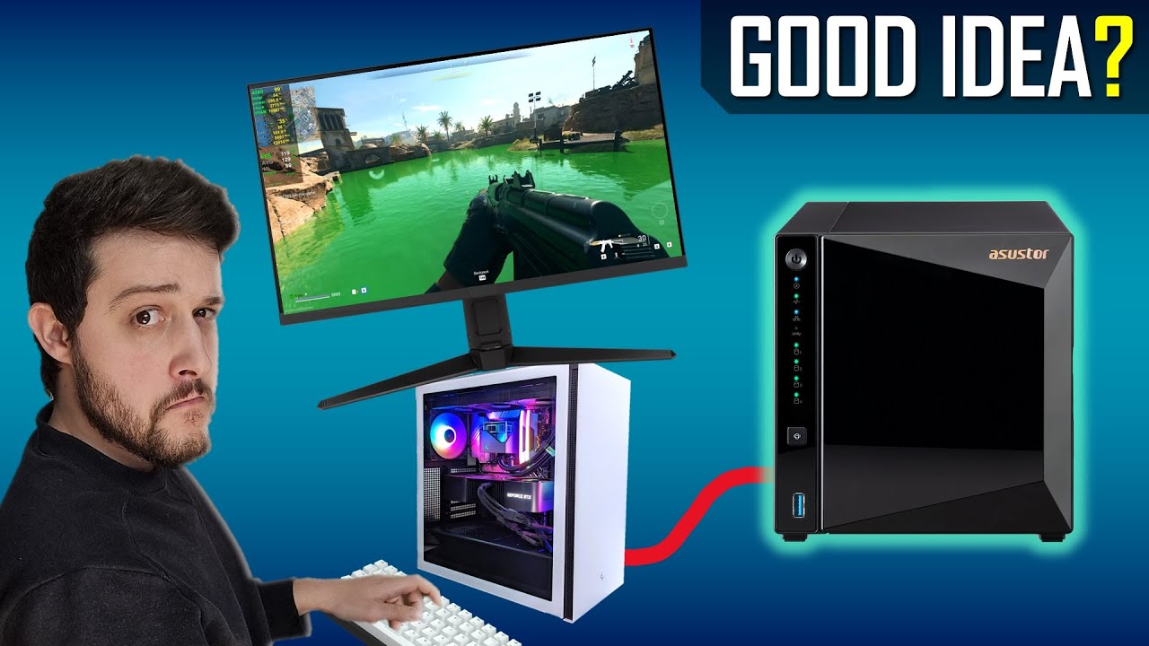 Я попробовал поиграть в игры через NAS-сервер... Вот как это было!