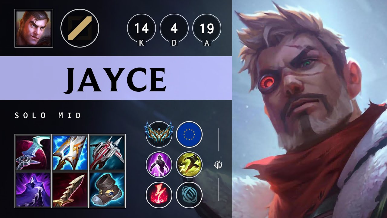 Jayce Mid vs Akali - EUW Challenger Patch 25.S1.3