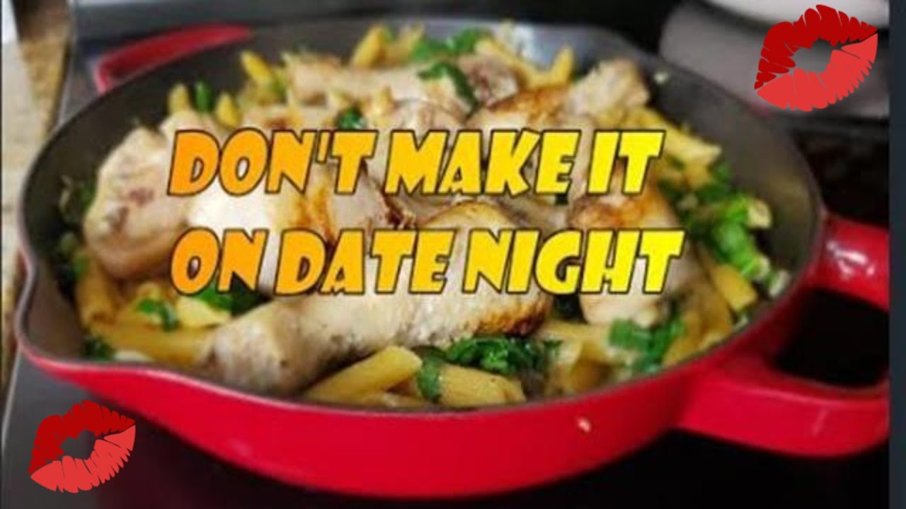 DON'T MAKE IT ON A DATE NIGHT/GARLIC CHICKEN PASTA/Budget Dinner/ONE POT DINNER