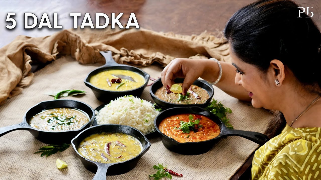5 Dal Tadka I 5 Types of Dal Fry I रोज़ बनाओ एक नई दाल I Pankaj Bhadouria
