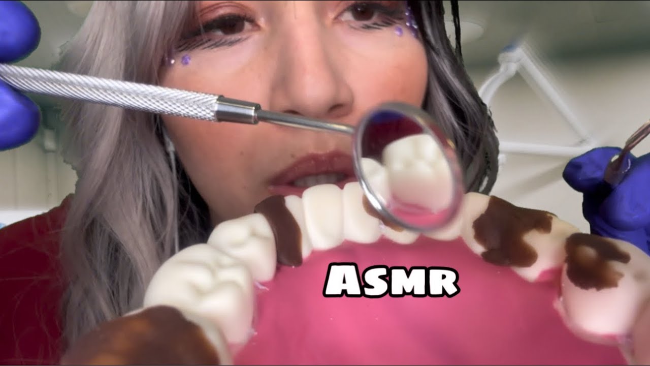 Asmr - Extração do seu dente mais limpeza nas cáries