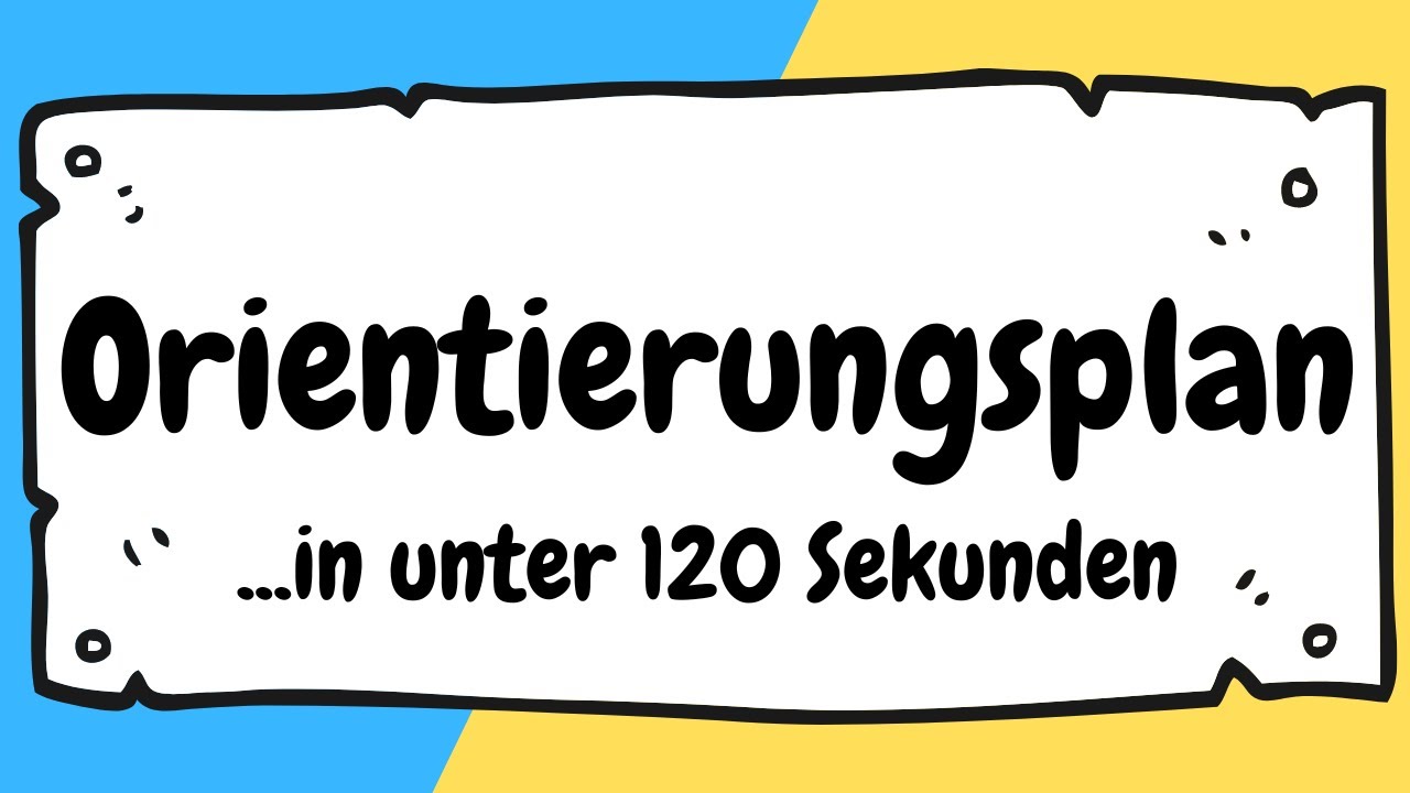 Orientierungsplan und Bildungsplan in der P&auml;dagogik in unter 120 Sekunden erkl&auml;rt | ERZIEHERKANAL